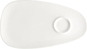Browne - FOUNDATION 13.25" x 7.5" Porcelain Oval Coupe Plate - 30170