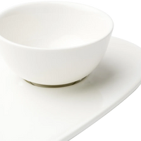 Browne - FOUNDATION 13.25" x 7.5" Porcelain White Oval Coupe Plate, 1 Dz - 5630170