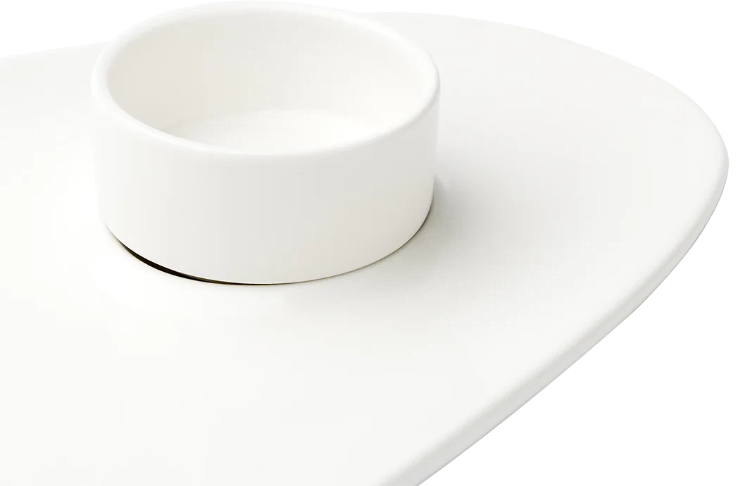 Browne - FOUNDATION 13.25" x 7.5" Porcelain White Oval Coupe Plate, Pack of 12 - 5630170