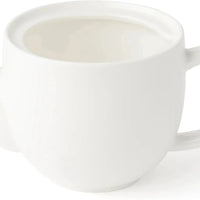Browne - FOUNDATION 15.2fl Oz Porcelain White Teapot, Pack of 4 - 5630133