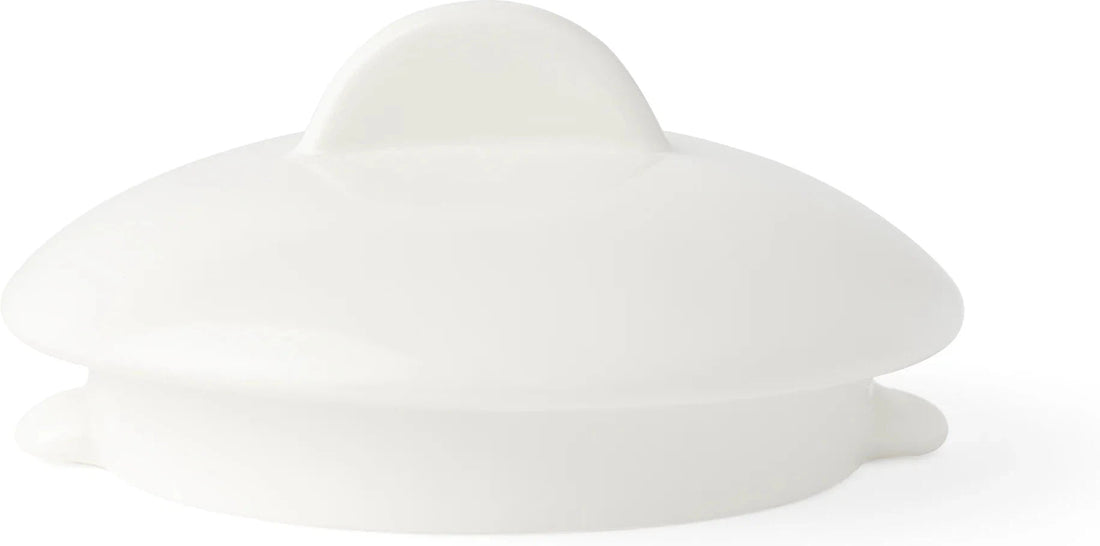 Browne - FOUNDATION 15.2fl Oz Porcelain White Teapot, Pack of 4 - 5630133