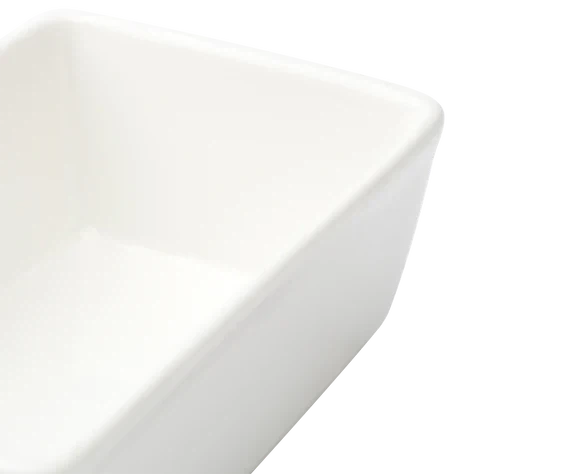 Browne - FOUNDATION 4.25" White Porcelain Sugar Packet Holder, 2 Dz - 5630101