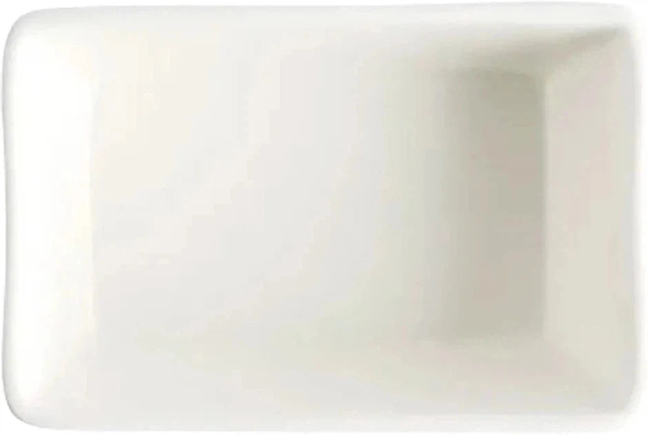 Browne - FOUNDATION 4.25" White Porcelain Sugar Packet Holder, Pack of 24 - 5630101