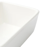 Browne - FOUNDATION 4.25" White Porcelain Sugar Packet Holder, Pack of 24 - 5630101