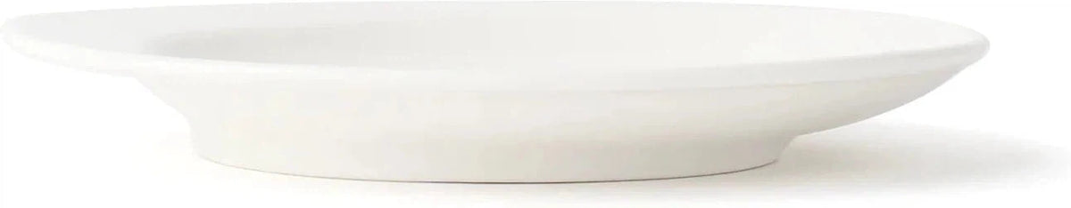 Browne - FOUNDATION 4.5" Porcelain White Saucer, Pack of 36 - 5630171