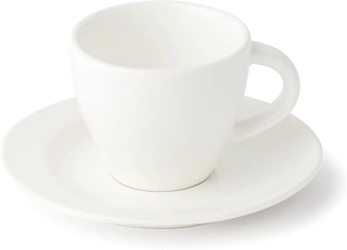 Browne - FOUNDATION 4.5" Porcelain White Saucer, Pack of 36 - 5630171