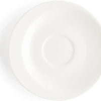 Browne - FOUNDATION 4.5" Porcelain White Saucer, Pack of 36 - 5630171