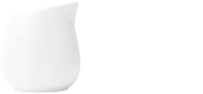 Browne - FOUNDATION 5.4fl Oz Porcelain White Creamer, Pack of 36 - 5630120