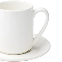 Browne - FOUNDATION 6" Porcelain White Saucer, 3 Dz - 5630173