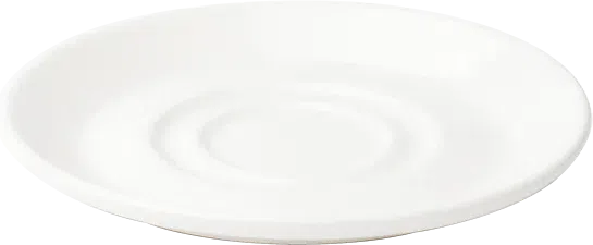 Browne - FOUNDATION 6" Porcelain White Saucer, 3 Dz - 5630173
