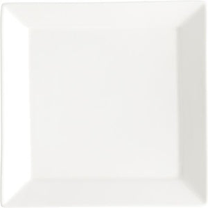 Browne - FOUNDATION 6" Porcelain Wide Rim Square Plate - 30192