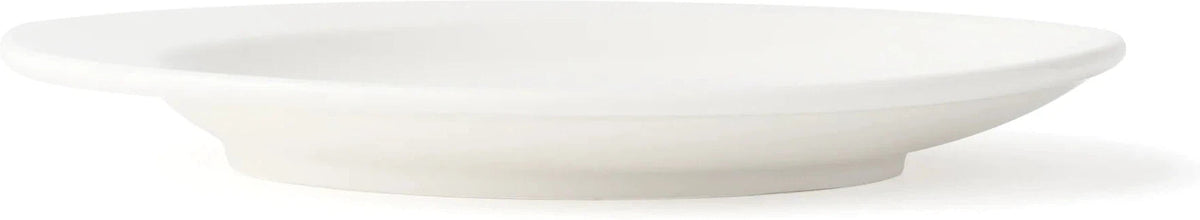 Browne - FOUNDATION 6.25" Porcelain White Saucer, Pack of 36 - 5630172