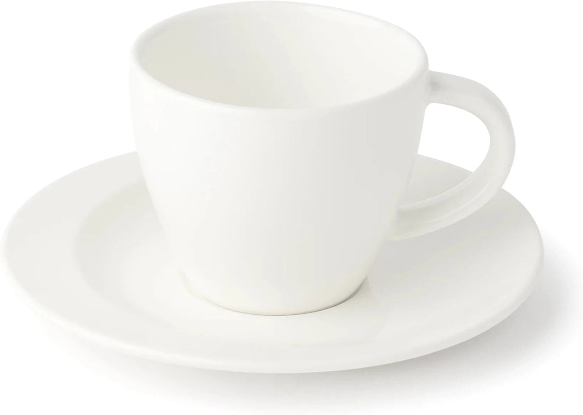 Browne - FOUNDATION 6.25" Porcelain White Saucer, Pack of 36 - 5630172