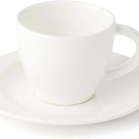 Browne - FOUNDATION 6.25" Porcelain White Saucer, Pack of 36 - 5630172