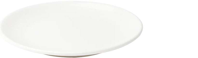Browne - FOUNDATION 6.5" Porcelain White Round Coupe Plate, 3 Dz - 5630162