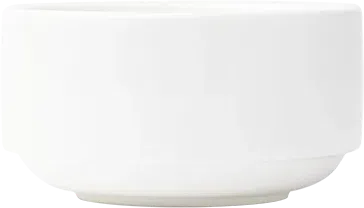 Browne - FOUNDATION 7.1 fl Oz Porcelain White Stackable Bowl, Pack of 36 - 5630150