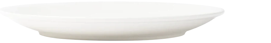 Browne - FOUNDATION 8" Porcelain White Round Coupe Plate, 2 Dz - 5630163