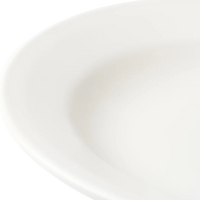Browne - FOUNDATION 8.5 Oz Porcelain Round White Wide Rim Bowl, Pack of 36 - 5630157