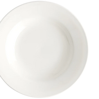Browne - FOUNDATION 8.5 Oz Porcelain Round White Wide Rim Bowl, Pack of 36 - 5630157