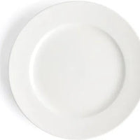 Browne - FOUNDATION 9" Porcelain Round Chef White Plate, Pack of 24 - 5630209