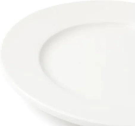Browne - FOUNDATION 9" Porcelain Round Chef White Plate, Pack of 24 - 5630209