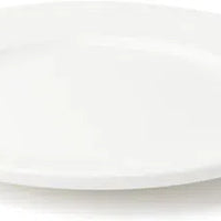 Browne - FOUNDATION 9" Porcelain Round Chef White Plate, Pack of 24 - 5630209