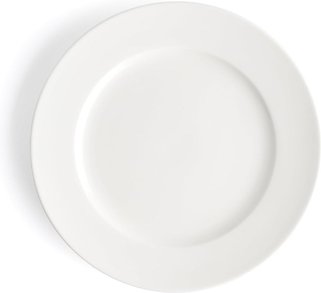 Browne - FOUNDATION 9" Porcelain Wide Rim Round Plate - 30108