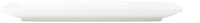 Browne - FOUNDATION 9.25" x 5.25" Porcelain White Rectangular Coupe Plate, Pack of 36 - 5630187
