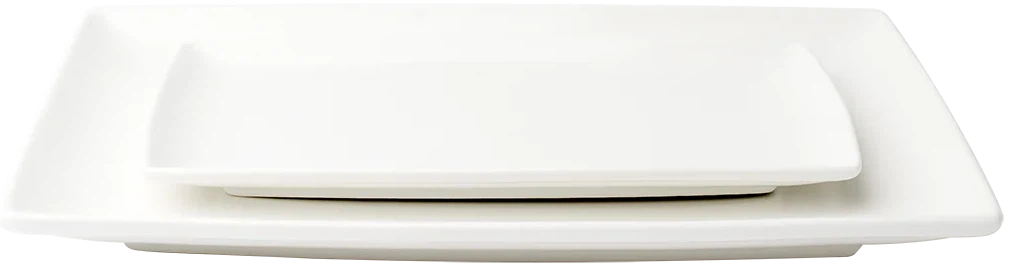Browne - FOUNDATION 9.25" x 5.25" Porcelain White Rectangular Coupe Plate, Pack of 36 - 5630187