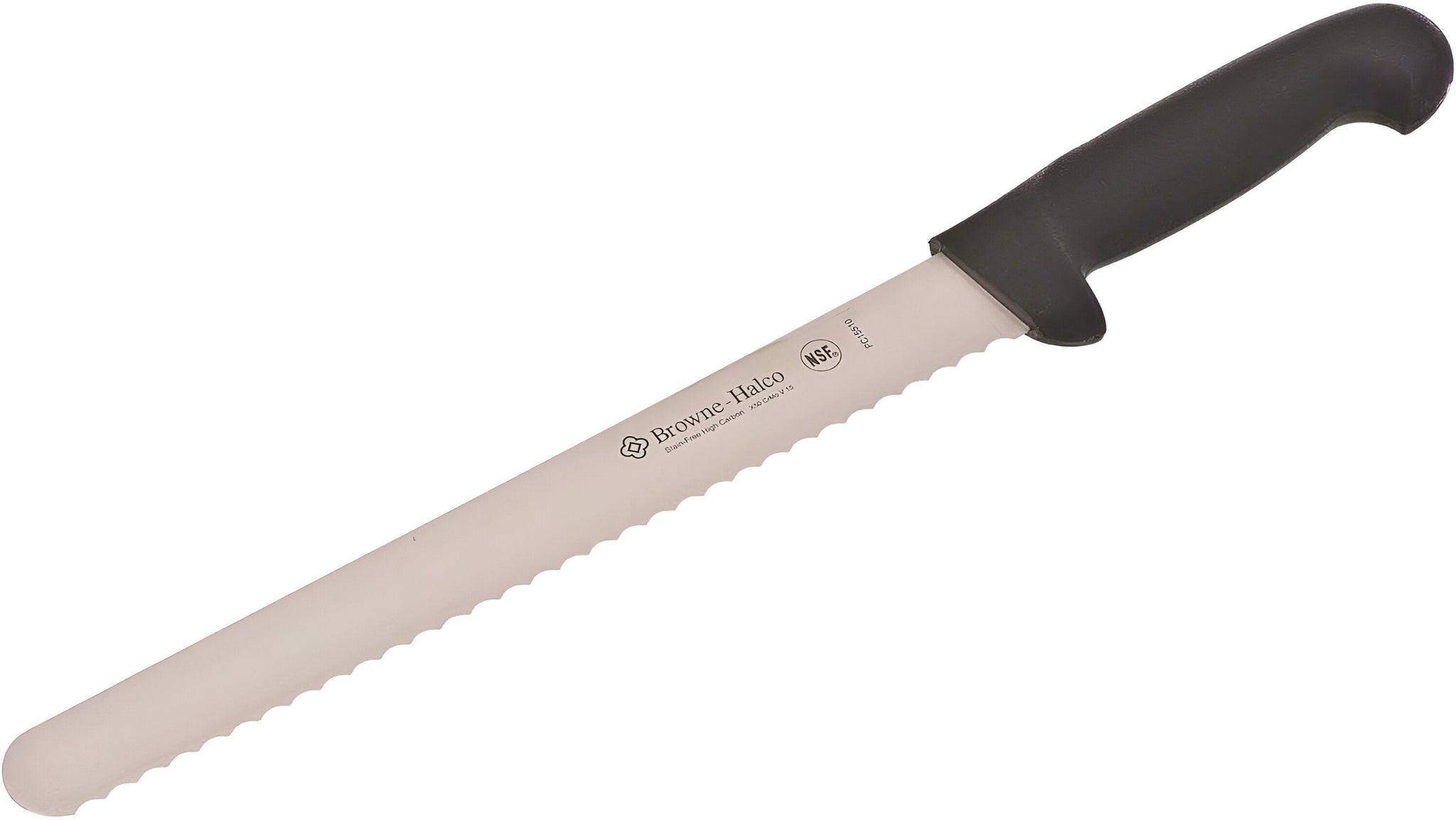 Browne - HALCO 10" Black Bread Knife - PC15510