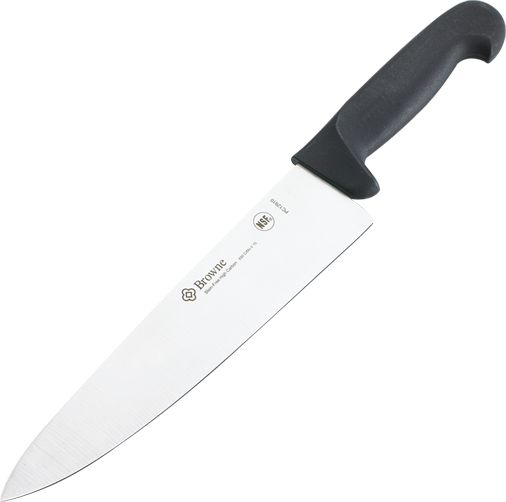 Browne - HALCO 8" Black Cook's Knife - PC1298