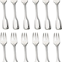 Browne - LAFAYETTE 5.8" Stainless Steel Oyster Fork, Pack of 12 - 502215