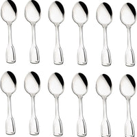 Browne - LAFAYETTE 6.1" Stainless Steel Teaspoon, Pack of 12 - 502223