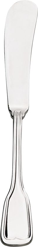 Browne - LAFAYETTE 7" Stainless Steel Butter Spreader Bent, Pack of 12 - 502222
