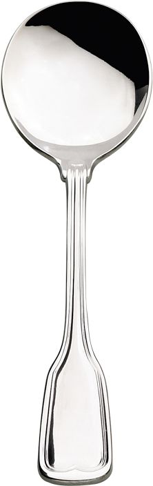 Browne - LAFAYETTE 7" Stainless Steel Round Soup Spoon - 502213