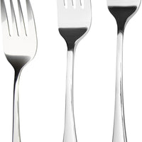 Browne - LUMINO 7" Stainless Steel Salad Fork, Pack of 12 - 501410