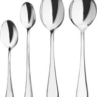 Browne - LUMINO 7.8" Stainless Steel Round Soup Spoon, Pack of 12 - 501413