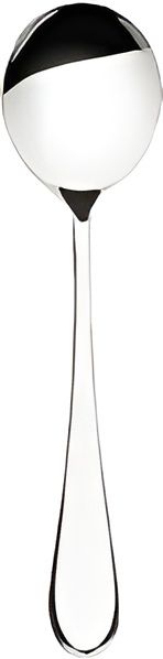 Browne - LUMINO 8.5" Stainless Steel Dessert Spoon, Pack of 12 - 501402