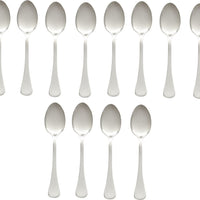 Browne - LUNA 5" Stainless Steel Demi Tasse Spoon, Pack of 12 - 503225
