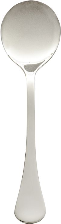 Browne - LUNA 5.7" Stainless Steel Bouillon Spoon Pack of 12 - 503217
