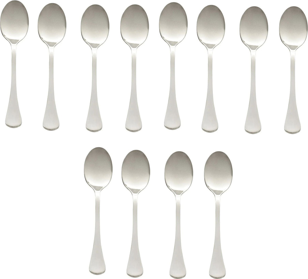Browne - LUNA 5.7" Stainless Steel Tea Spoon, Pack of 12 - 503223