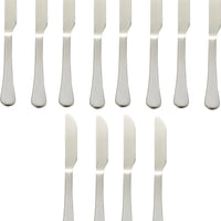 Browne - LUNA 7" Stainless Steel Butter/Dessert Knife, Pack of 12 - 503221