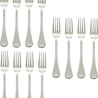 Browne - LUNA 8" Stainless Steel European Fork, Pack of 12 - 503205