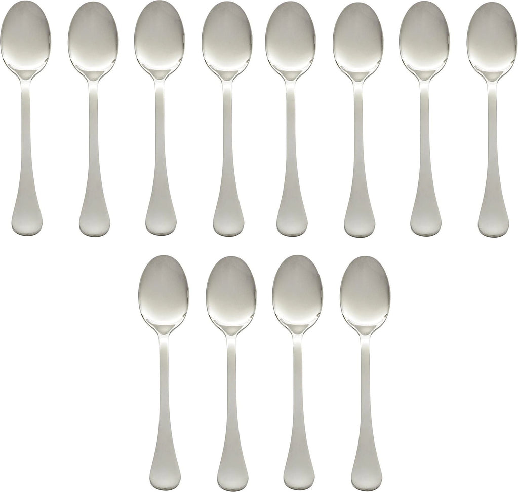 Browne - LUNA 8" Stainless Steel Table Spoon, Pack of 12 - 503204