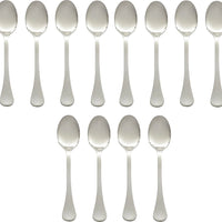 Browne - LUNA 8" Stainless Steel Table Spoon, Pack of 12 - 503204