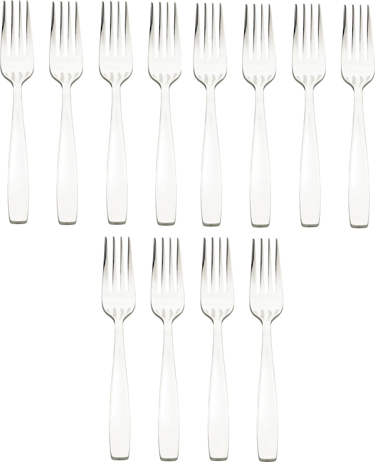 Browne - MODENA 6.5" Stainless Steel Salad Fork, Pack of 12 - 503010