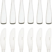 Browne - MODENA 7.1" Stainless Steel Dessert Knife, Pack of 12 - 503021