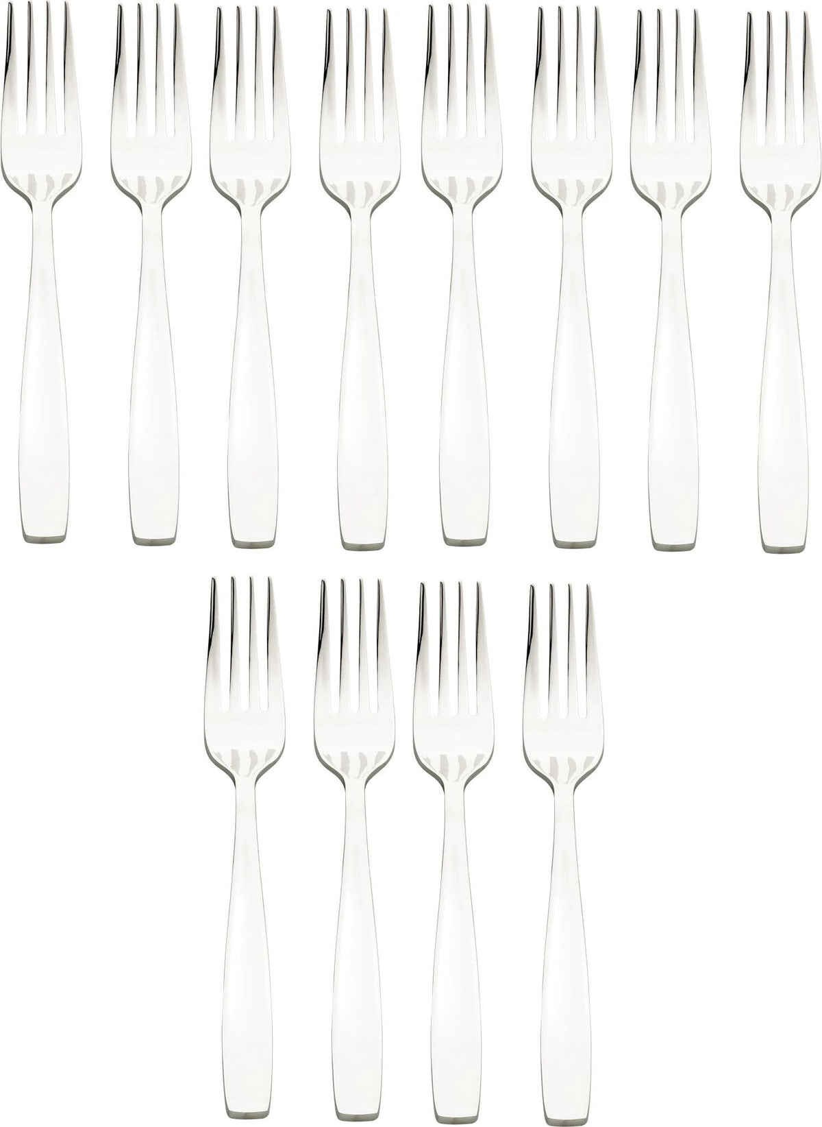 Browne - MODENA 7.3" Stainless Steel Dinner Fork, Pack of 12 - 503003
