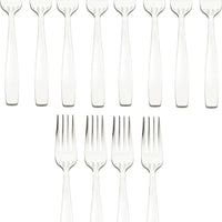 Browne - MODENA 7.3" Stainless Steel Dinner Fork, Pack of 12 - 503003