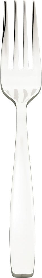 Browne - MODENA 8.1" Stainless Steel European Fork, Pack of 12 - 503005